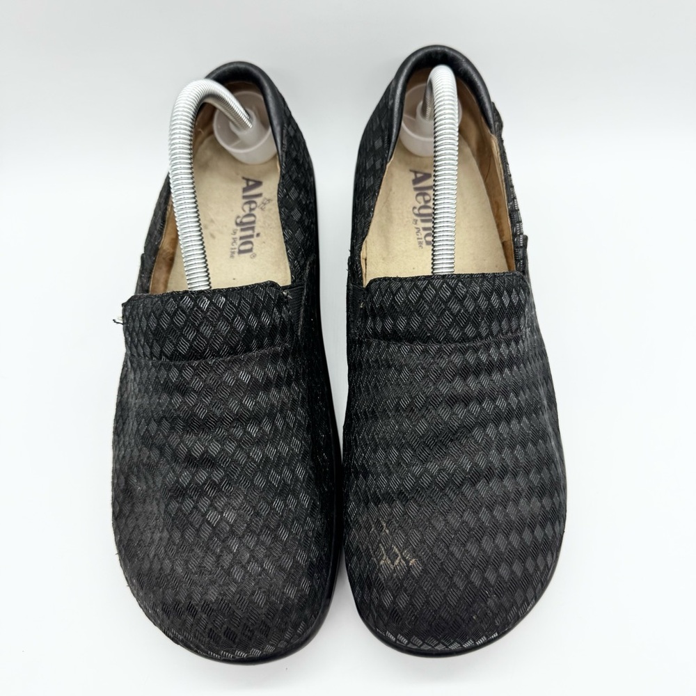 Alegria Keli Pro Waverly Woven Comfort Shoes Black Sz 41 Office Coastal Grandma - Picture 6 of 14